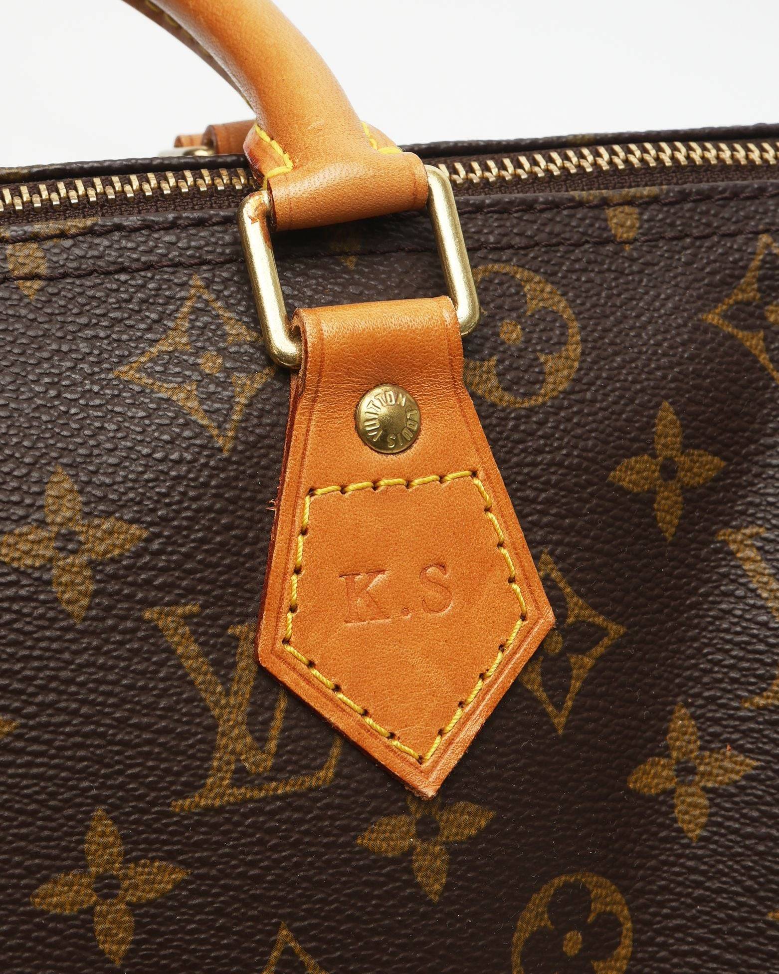 Louis Vuitton Monogram Speedy 30 Bag - Brown - One Size