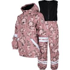 Lindberg Lekhyttan Fodrat Regnställ, Rose/Brown, 110