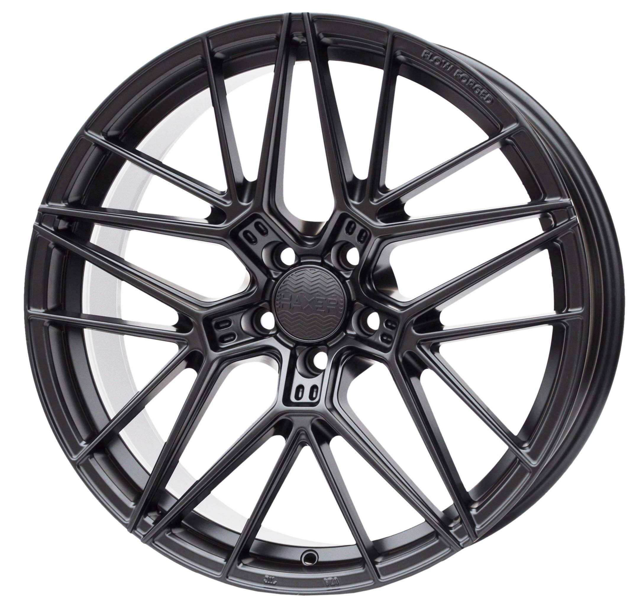 Haxer HX07F Alufælge 19" 8,5J 5x112 ET25 – Sort (sæt á 4)