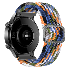 Samsung Gear S3 / Galaxy Watch 46mm Flettet Nylon Rem - Blå