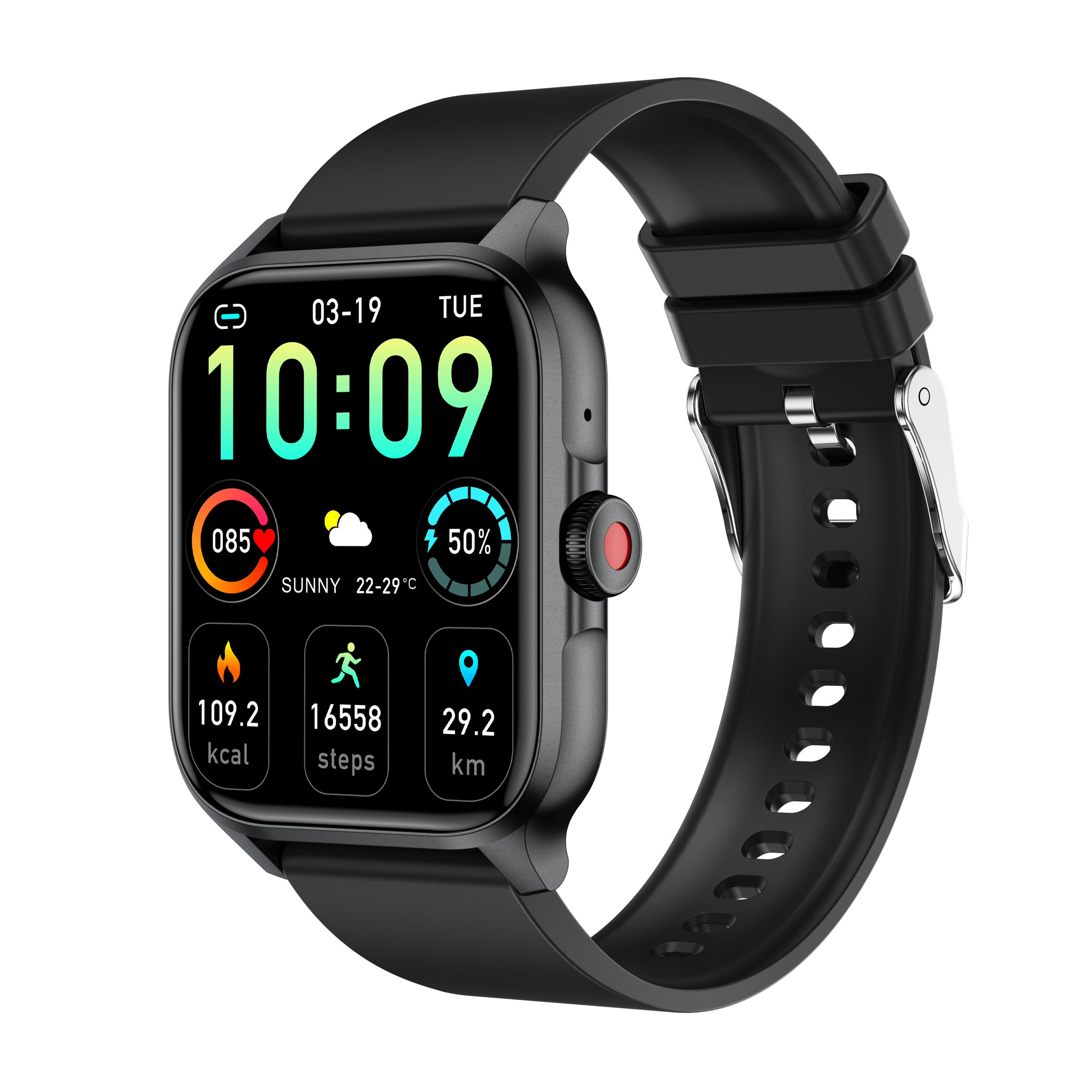 Philippe Palmer Smart Watch LP48 Pro Black