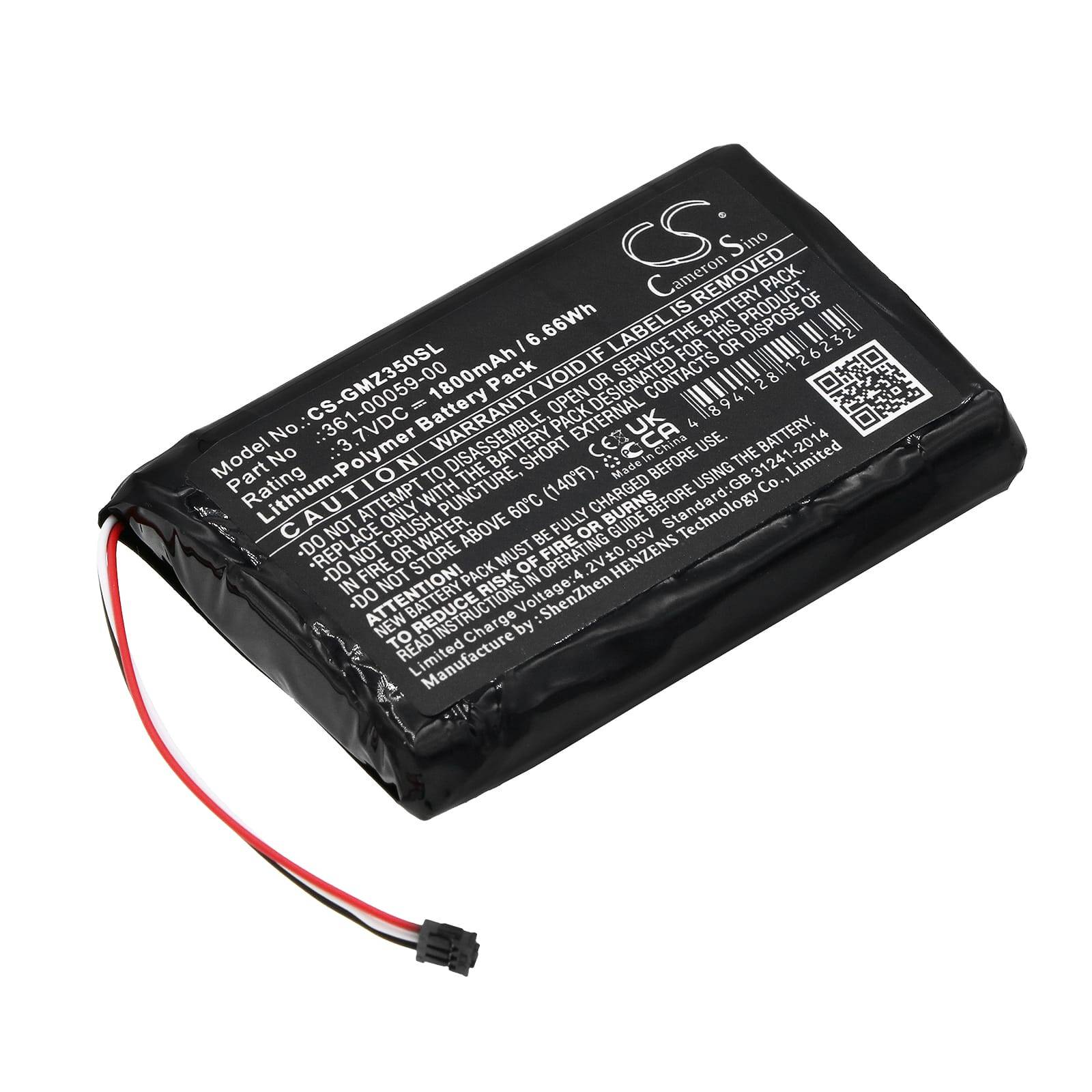 Batteri till Garmin ZUMO 340LM mfl - 1.800 mAh