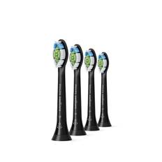 Philips Sonicare børstehoved Optimal White HX6064 4 stk Sort