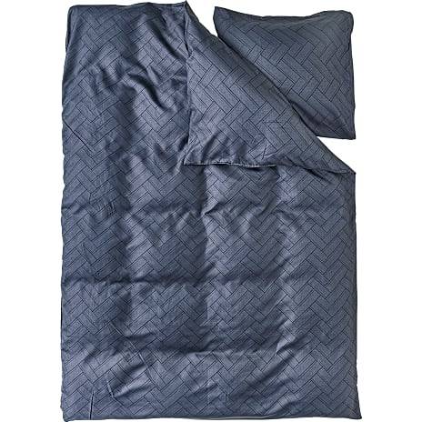BASIS sengetøj 140x220 cm - blå mursten
