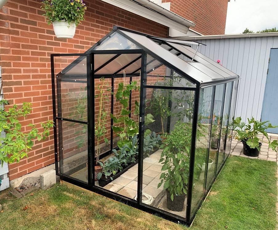 Växthus Venus Gardeney 4,6 m² - Fristående plast polykarbonat