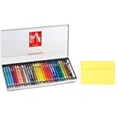 Caran d'Ache Neocolor II akvarellfärger, vaxpennor, set med 30 och 1 kuvert