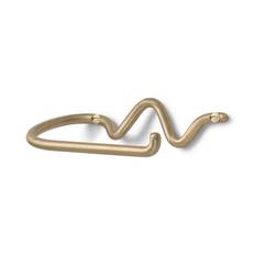 Curvature Toiletrulleholder - Messing - 2-SORTERRING