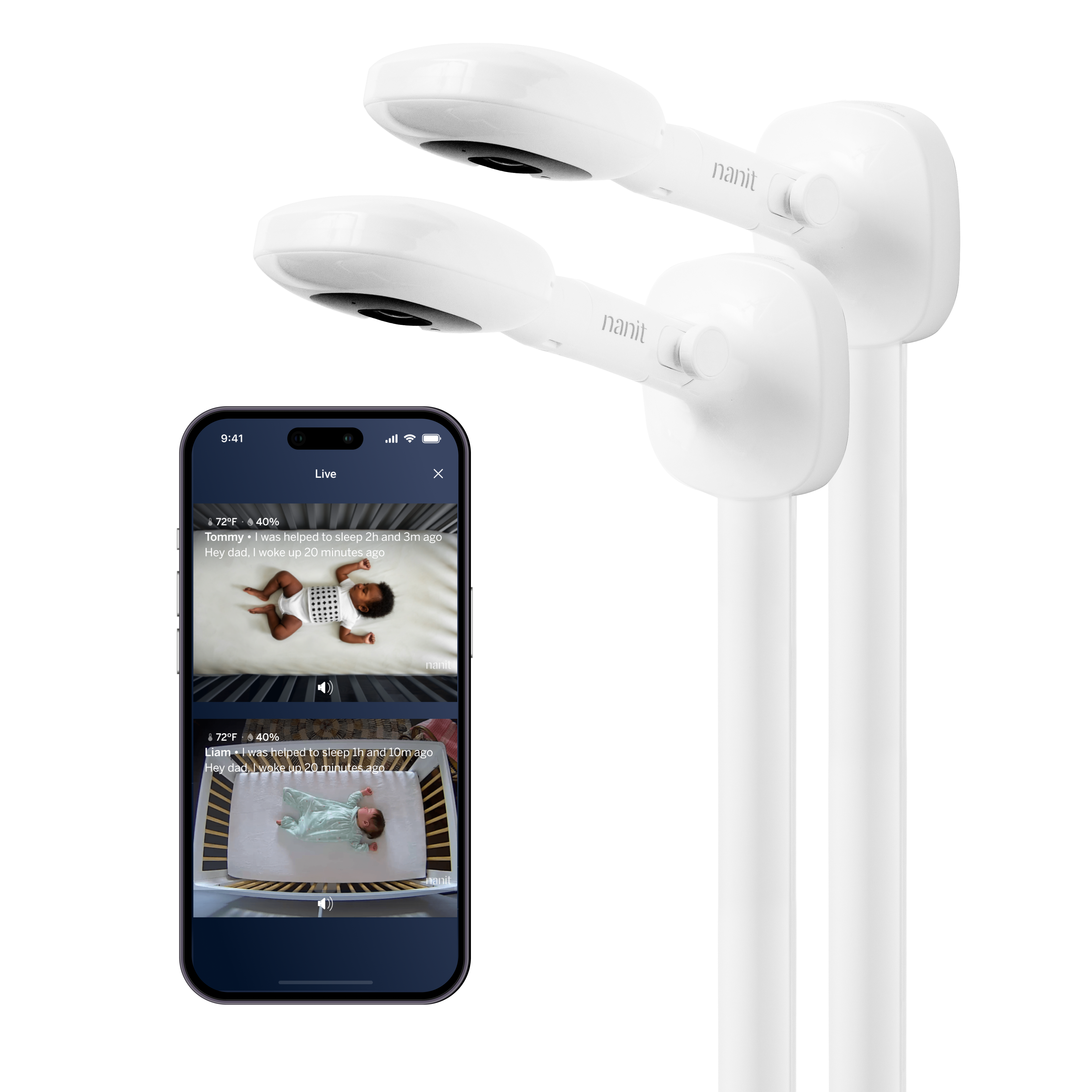 Smart Baby Monitor Multi-Pack - Wall Mount / Triple