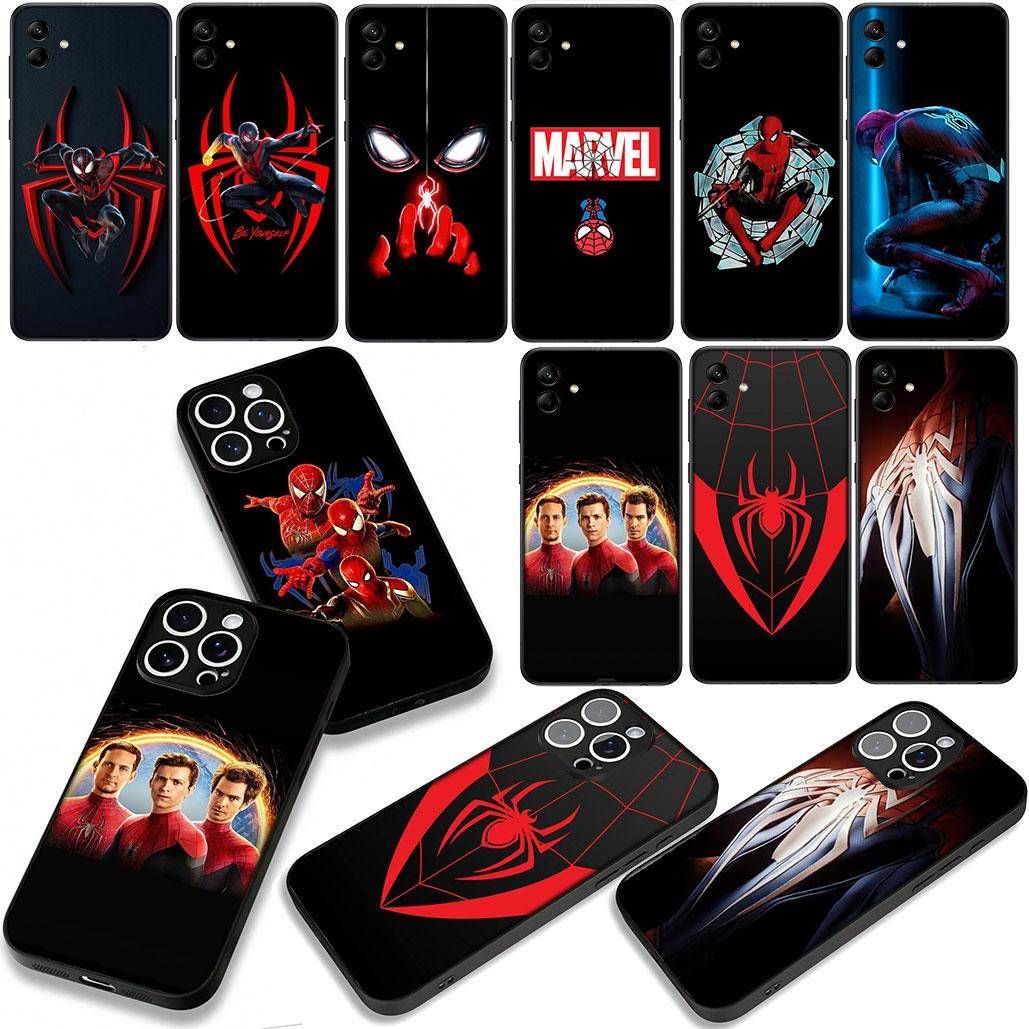 Fodral för Apple iPhone 16 15 14 Plus 13 12 Mini 17 Pro Max + 16E Air 16+ ProMax Fodral Superhjälte Marvel Spider Man Spiderman