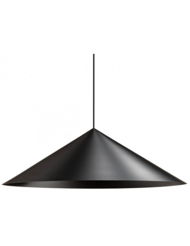 KONOS Loftlampe i aluminium Ø75 cm 1 x E27 - Mat sort