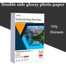 50 a4 ark dubbelsidig högglansig fotoglans för bläckstråleskrivare fotopapper med bestruket papper - 120g
