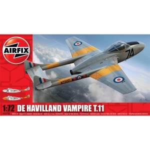 Flygmodell, De Havilland Vampire T.11, Airfix, 1:72, AF-A02058