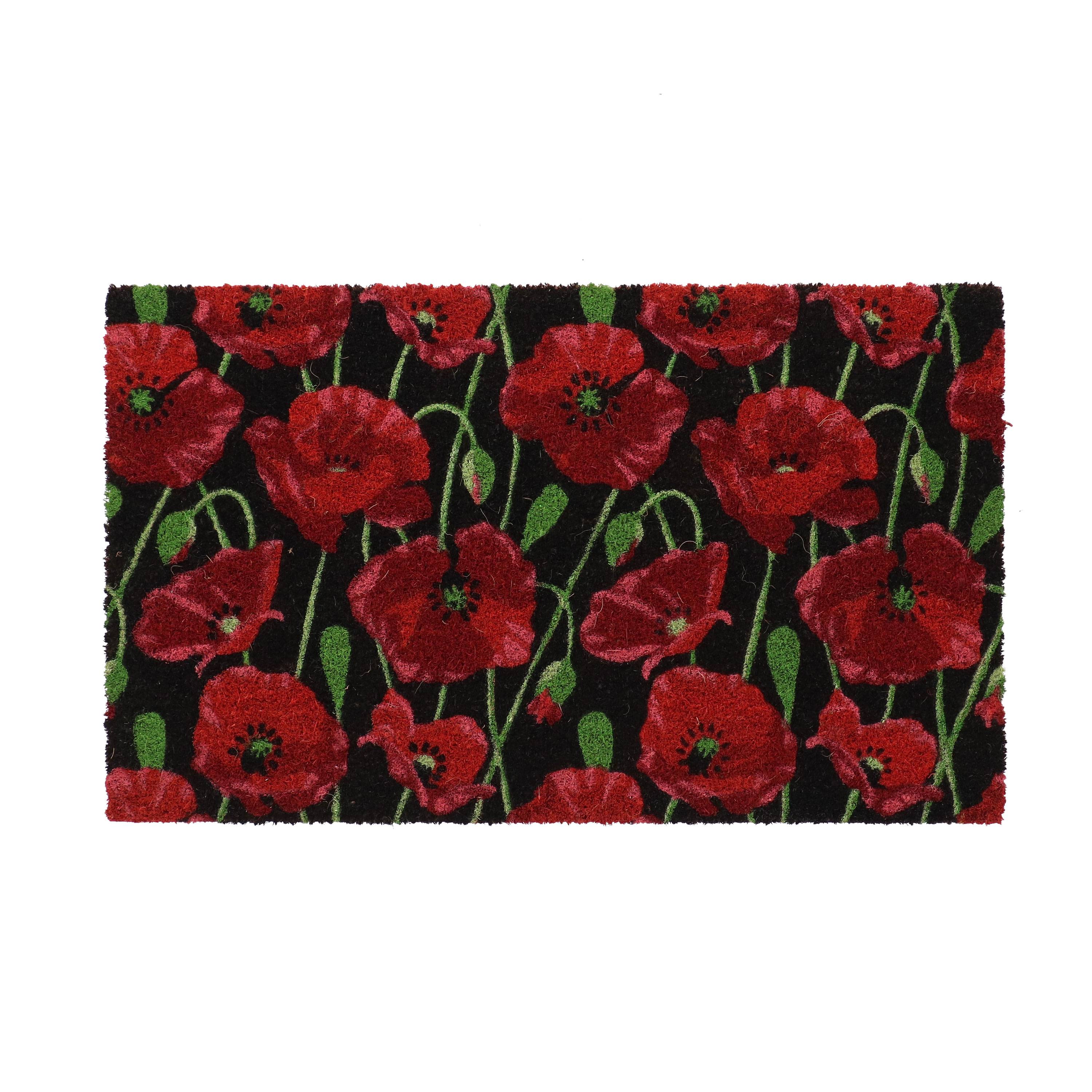 Dørmåtte ''Black Poppies''