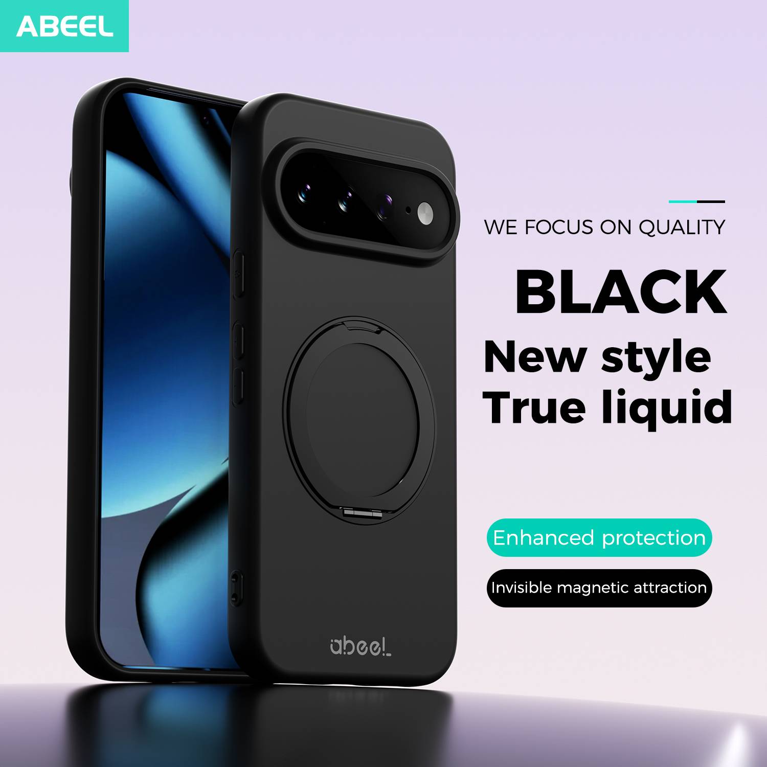 For Google Pixel 11 Pro XL Case Liquid Silicone Rubber Magnet holder Back Cover Wireless Charging For Google Pixel 11 Pro Funda