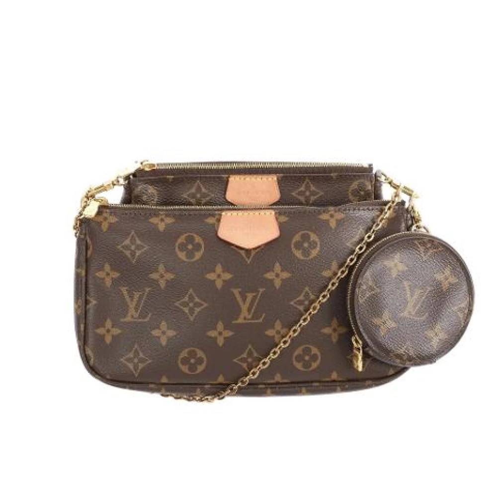 Louis Vuitton Vintage Pre-owned Multi Pochette Accessoires - Vintage - Dame - Brun - ONE SIZE - Uld