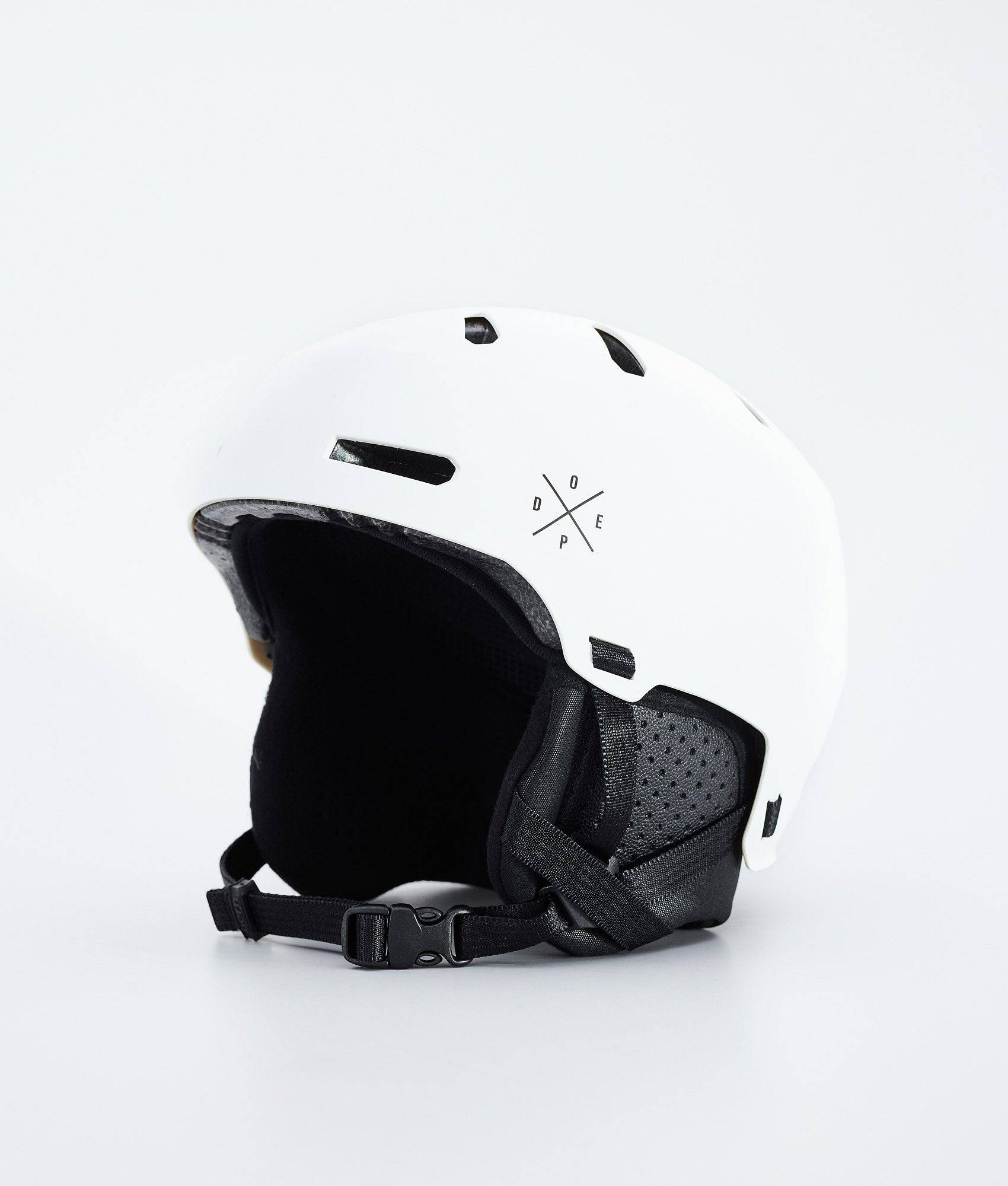 Dope Macon 2.0 MIPS Skihjelm - Matte White w/ Black