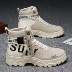 new fashion Autumn and winter men's boots British style and snow men's boots warm high-top cotton shoes tooling trendy