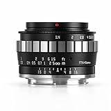 TTARTISAN 23 mm F1.4 APS-C kameralins vidvinkel primär lins portabel lins för Sony E-fäste lämplig för porträtt street snapshot (Sony E, Black&Silver)