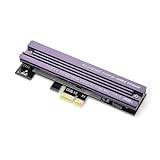 ELUTENG M.2 NVMe till PCIe 4.0 X1-kortadapter, aluminium kylfläns, M.2 SSD PCI Express NVMe expansionskort adapter för PCIe 4.0/3.0 X1/X4/X8/X16 och 2230 2242 2260 2280 SSD