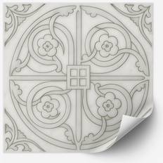 Flise Sticker - Vintage Blomster Elegance