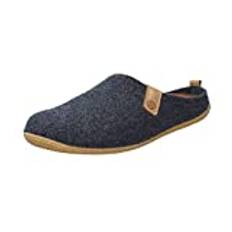 Rohde Herren Hausschuhe Pantoffeln Softfilz Tivoli-H 6920, Größe:43 EU, Farbe:Blau