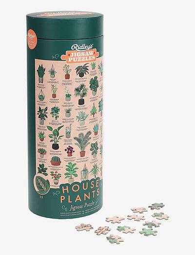Ridley's Games Puzzle House Plants 1000 pcs - Spel & pussel - GREEN / green