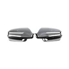 2st Backspegelkåpor Keps Kompatibel for Mercedes Benz W207/C207 CLS Klass W219 R230 R171 2008-2011 2198102576(Carbon Fiber)