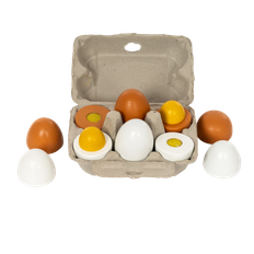 Leksaksmat – Ägg i kartong, 6 st.