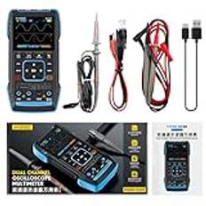 Fnirsi 2C23T Handheld Digital Oscilloscope Multimeter + Function Signal Generator 2023 Latest 3IN1 Dual Channel 10MHZ*2 50MS/s（Fnirsi 2C23T）