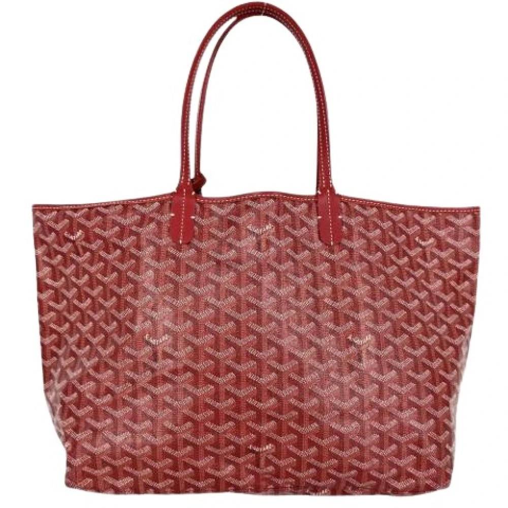 Goyard Vintage Pre-owned canvas håndtasker - Vintage - Dame - Rød - ONE SIZE -