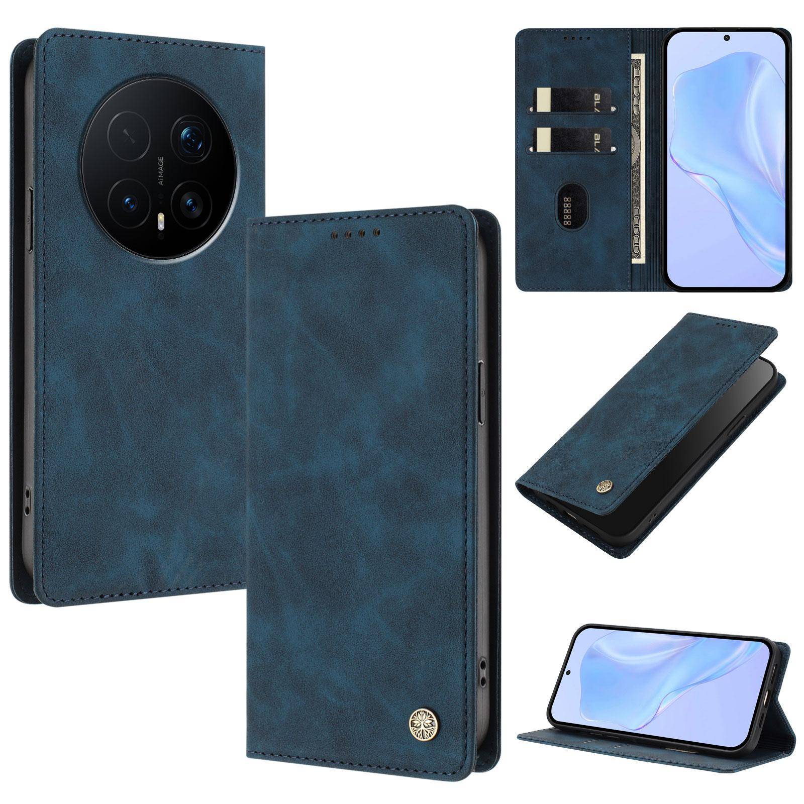 Lyxigt Läderplånbok Telefonfodral För Coque Honor Magic 8 7 Pro 8 7 6 5 Lite Hållare Flip Ställ Telefonfodral För Fundas Magic 8 Pro brown