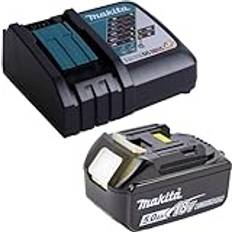 Makita batteri BL1850B 197280-8 18,0 V 5,0 Ah Makita laddare DC18RC 195584-2