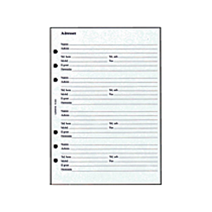 Filofax A5 adresser 25st/fp