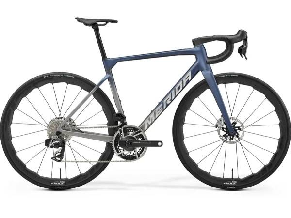 Merida Scultura 10K racercykel carbon silk blue/grey/flash bcp - Cykelstørrelse Large