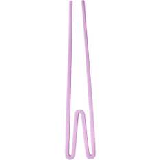 Rice Plastic Beginner Friendly Chopstick - Dark Pink