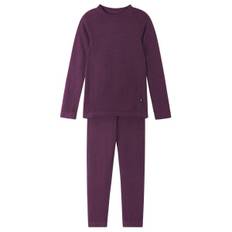 Reima Kid's Taitoa Merino undertøj Børn størrelse 120 farve lilla