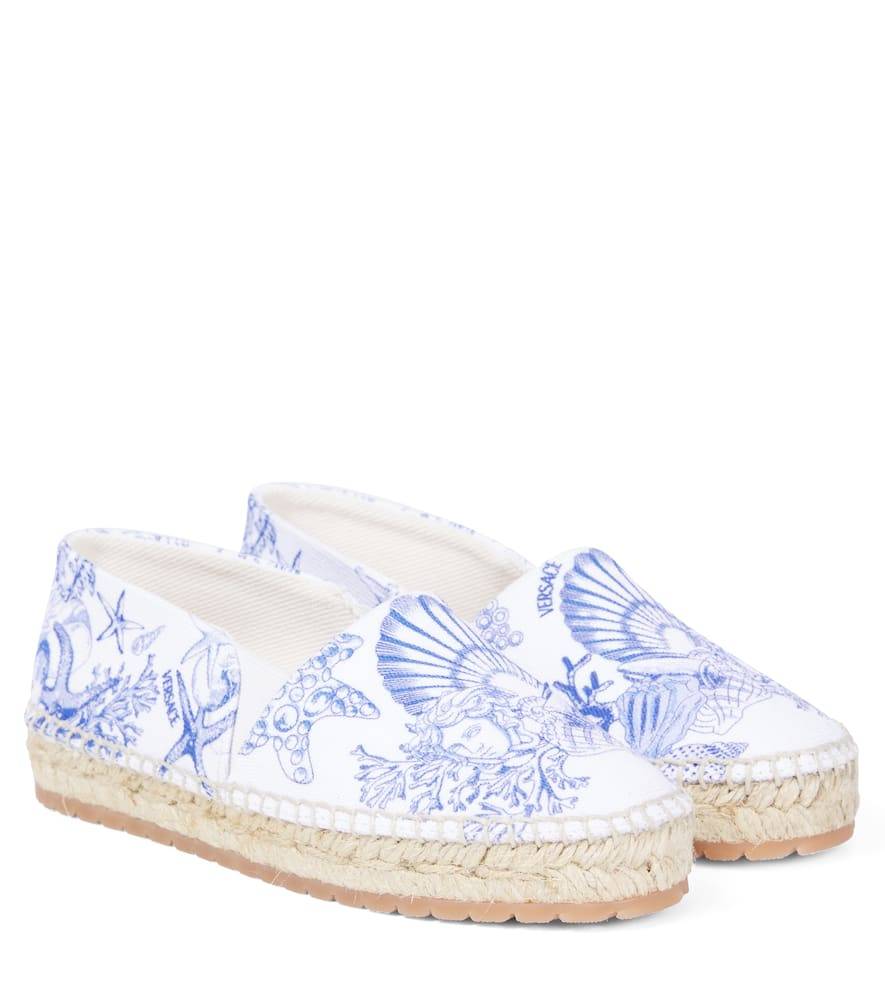 Versace Kids Alpargatas Coral Theatre de lona - azul - EU 29