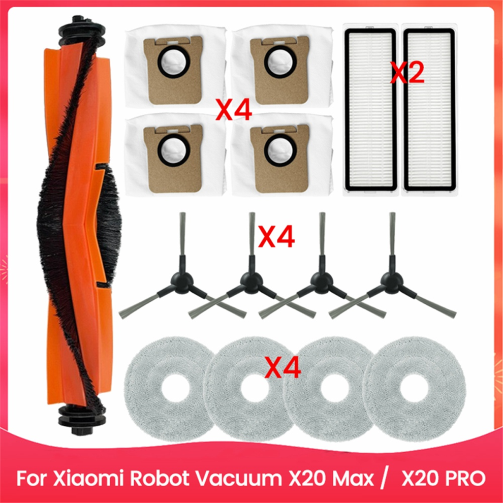 15 stk. reservedele til Xiaomi X20 Max X20 PRO støvsuger
