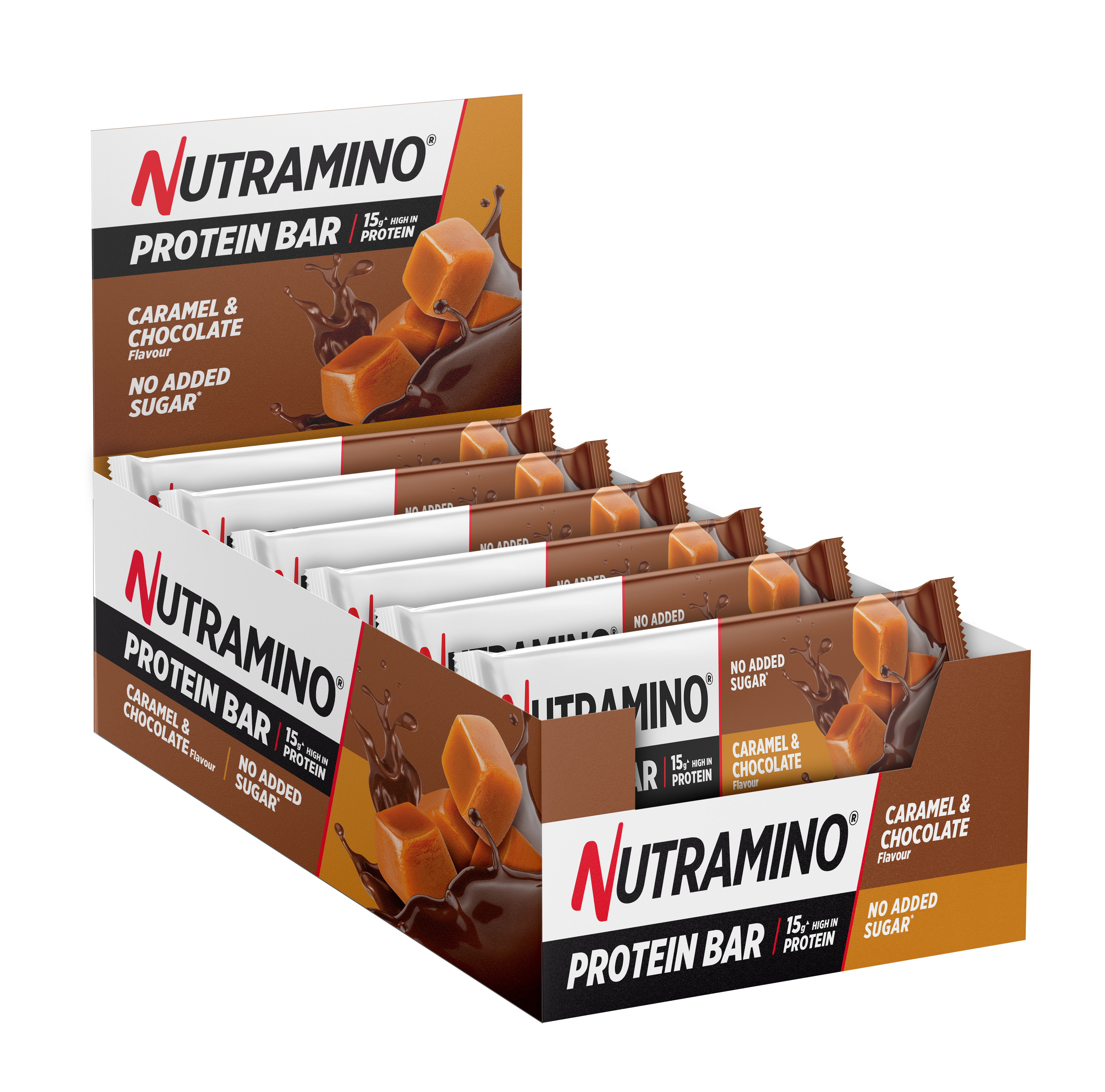 Nutramino Protein Bar - Caramel & Chocolate (10x50g)