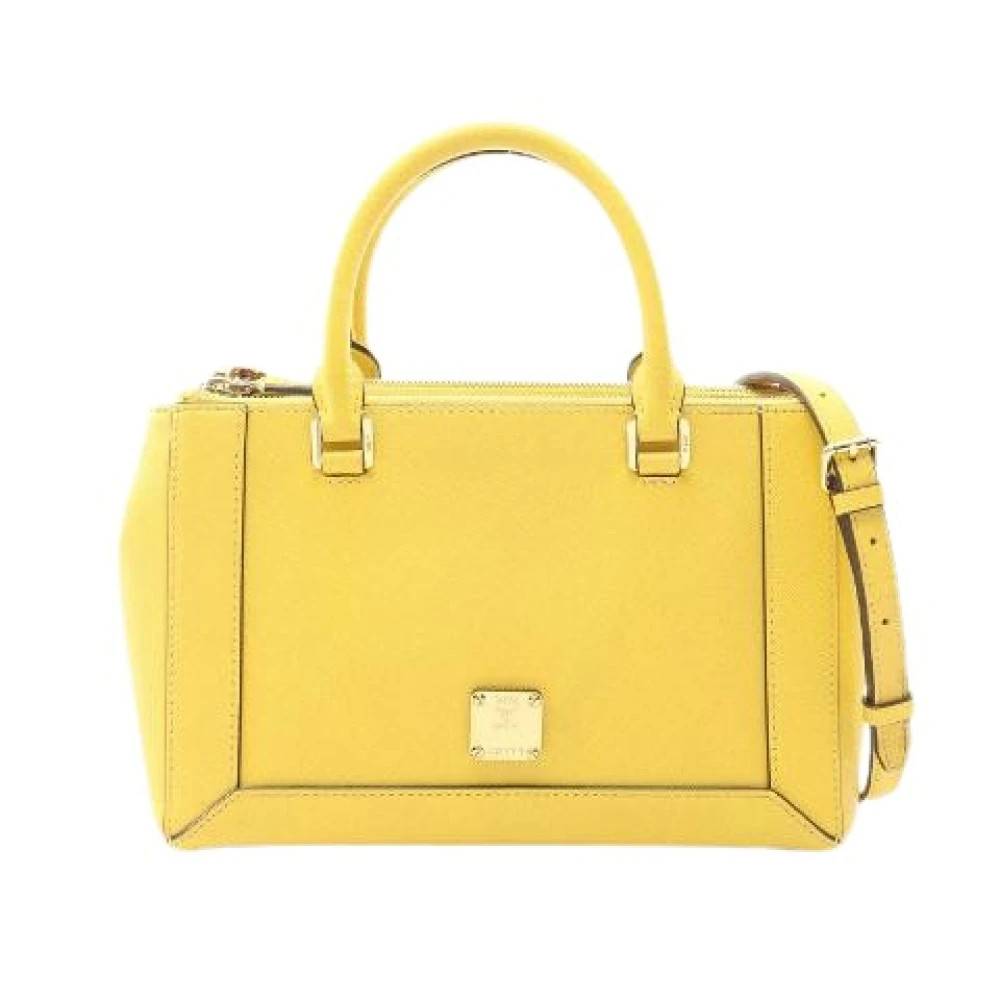 MCM Pre-owned - Pre-owned Läder 2-vägs Handväska Vintage - Dam - ONE Size - Läder