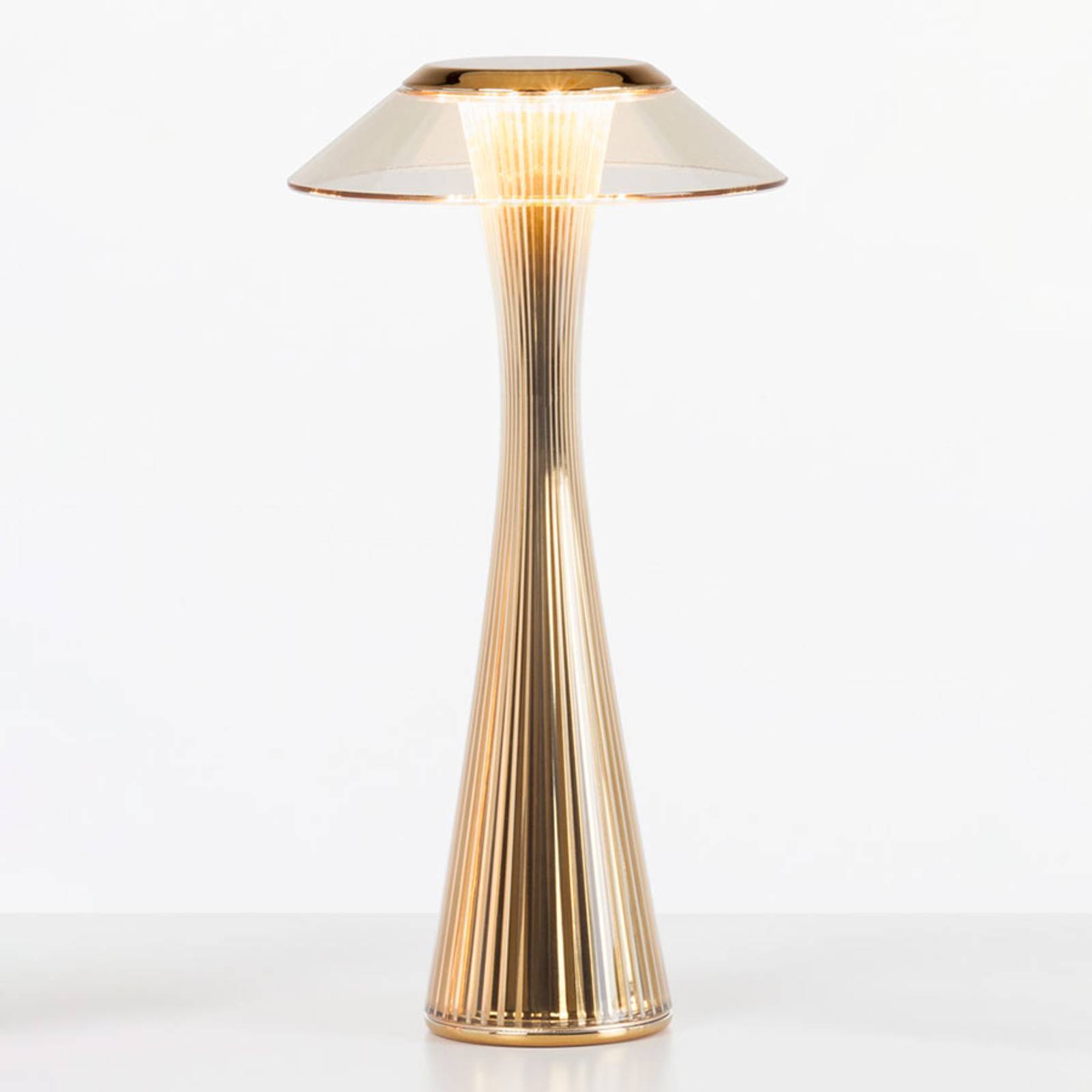 Kartell Bordslampa Space, Mässing / guld, Vardagsrum / matsal, Syntetmaterial, Design, Bordslampa