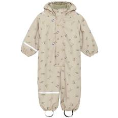 CeLaVi Regnoverall m. Fleece - AOP - White Pepper - CeLaVi - 70 - Regnoverall