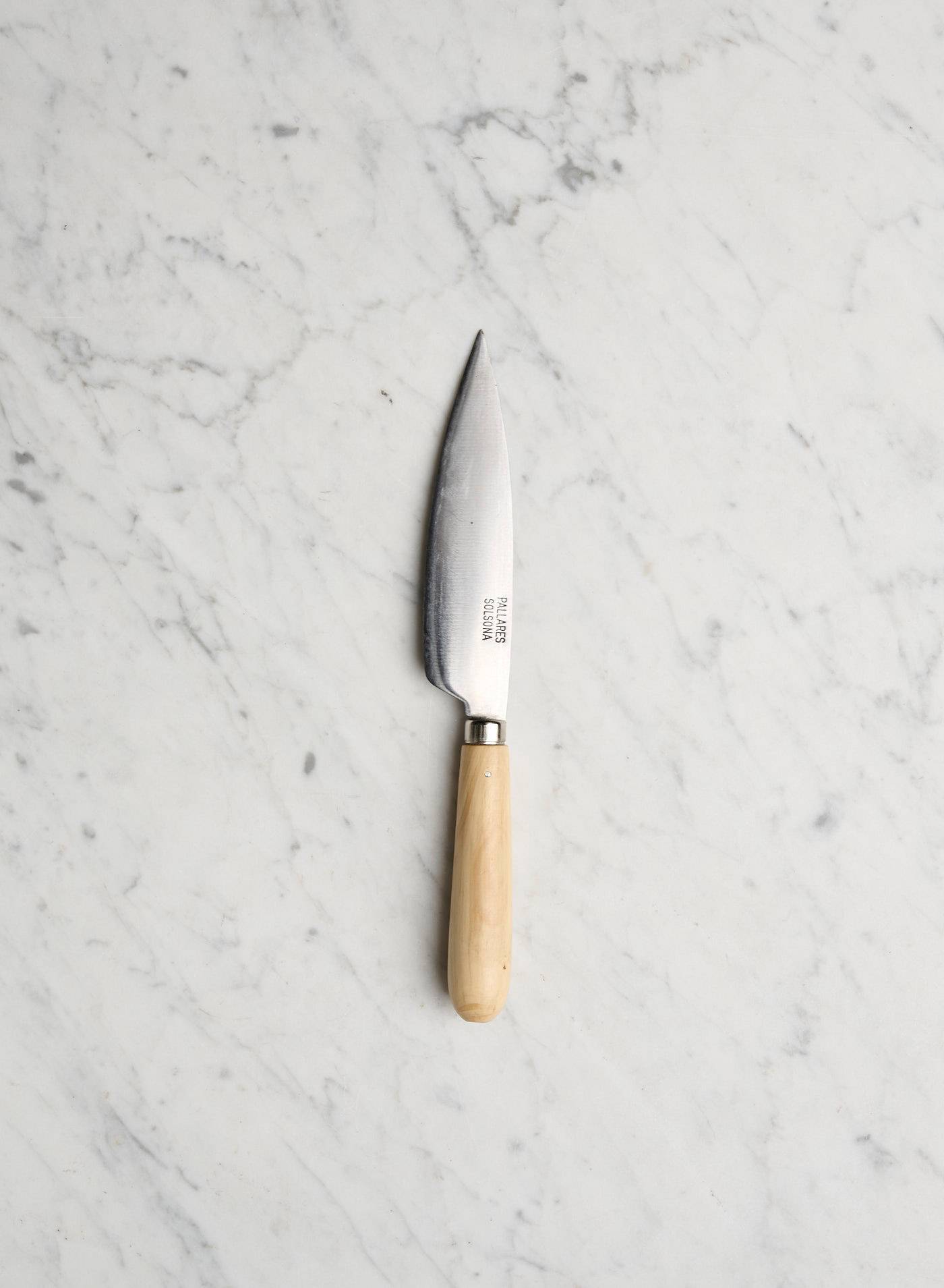 Kökskniv Buxbom/Kolstål 22cm
