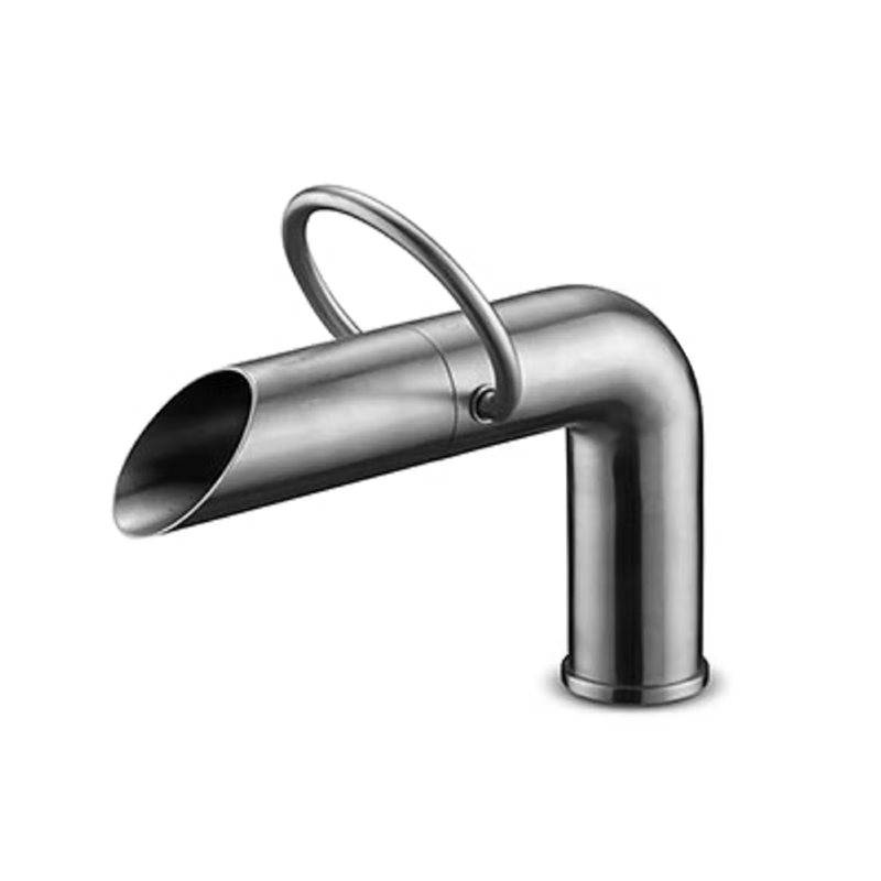 Tvättställsblandare JEE-O Slimline Pure Low Borstad Stål