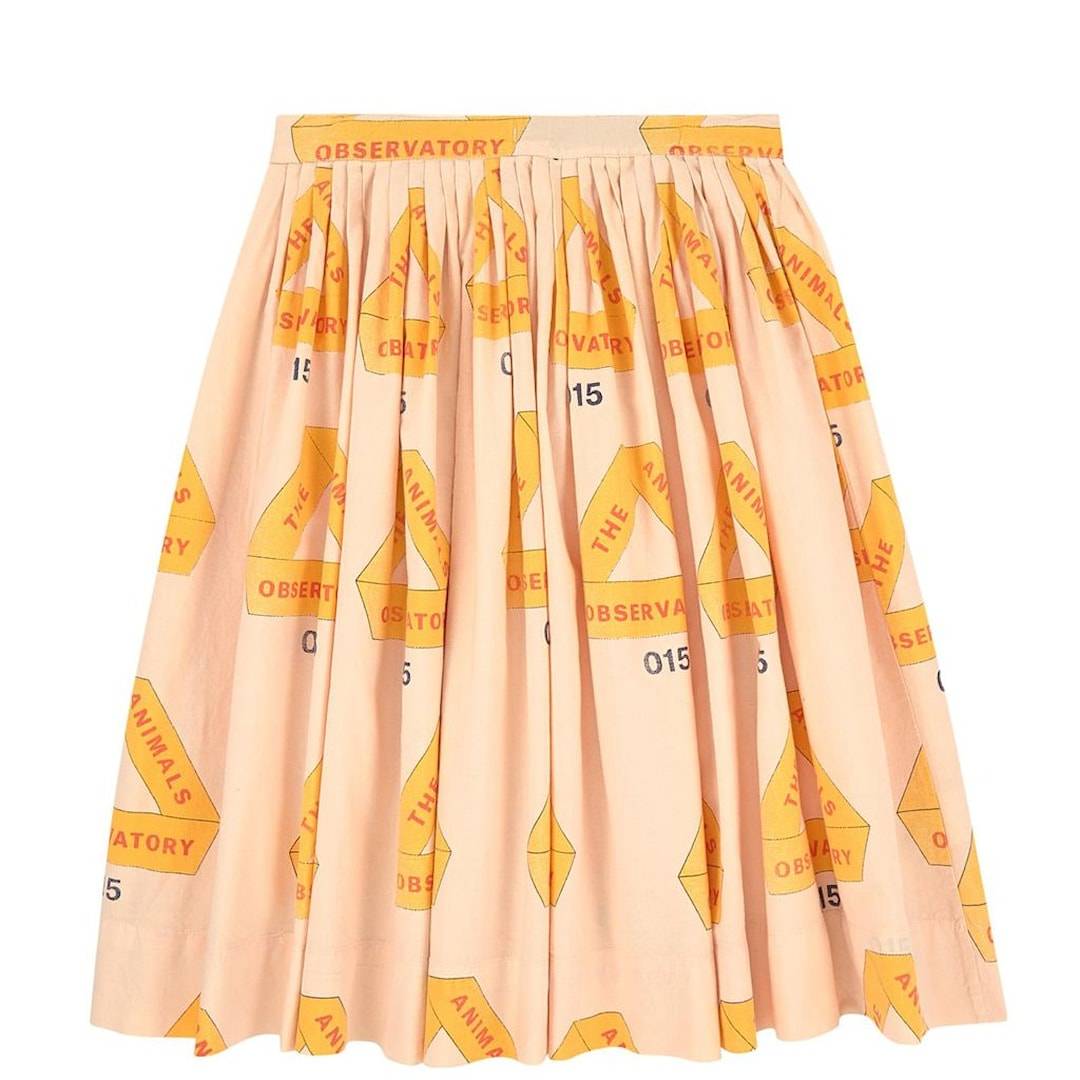The Animals Observatory Jellyfish Skirt Rose Triangles 2 Y 2 år Piger