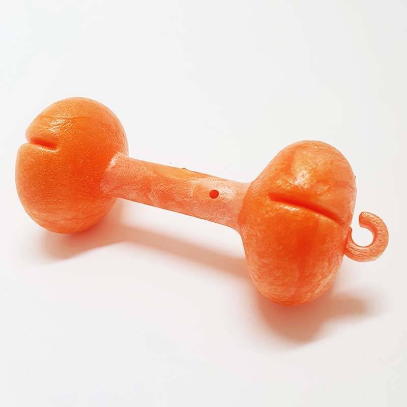 Flöte Kräftfiske 12cm×5cm HOT orange 10-pack