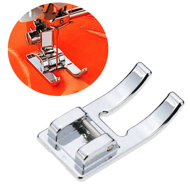 1PC Domestic Sewing Machine Parts Open Toe Presser Foot Cloth Embroidery Foot Parts Metal Sewing Accessories Fit Brother Singer