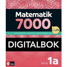 Matematik 7000 nivå 1a Röd Digitalbok