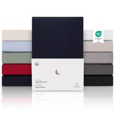 Blumtal® Premium Topper Spannbettlaken 180x200 cm Jersey - Oeko-TEX zertifiziertes Spannbettlaken Topper 180x200 Baumwolle - Spannbettlaken 180x200cm Topper/Bettlaken Topper 180x200/Topper Bezug Blau
