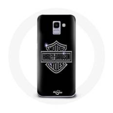 Fodral för Samsung Galaxy A6 2018 Harley Davidson motorcyklar logotyp